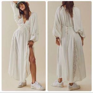 NWT Free People Southwest Lace Maxi Dress